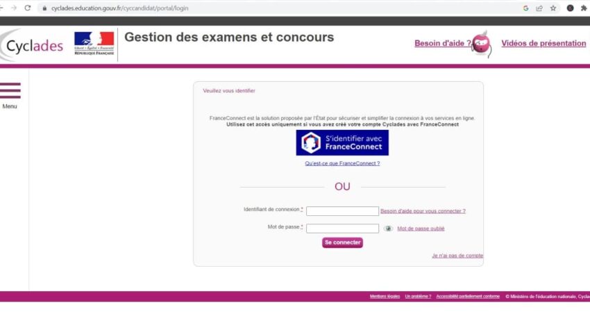 A Complete Guide to https //cyclades éducation.gouv.fr/cyccandidat/portal/login