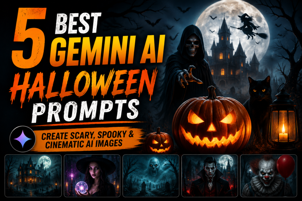 5 Best Gemini AI Halloween Prompts for Scary AI Images