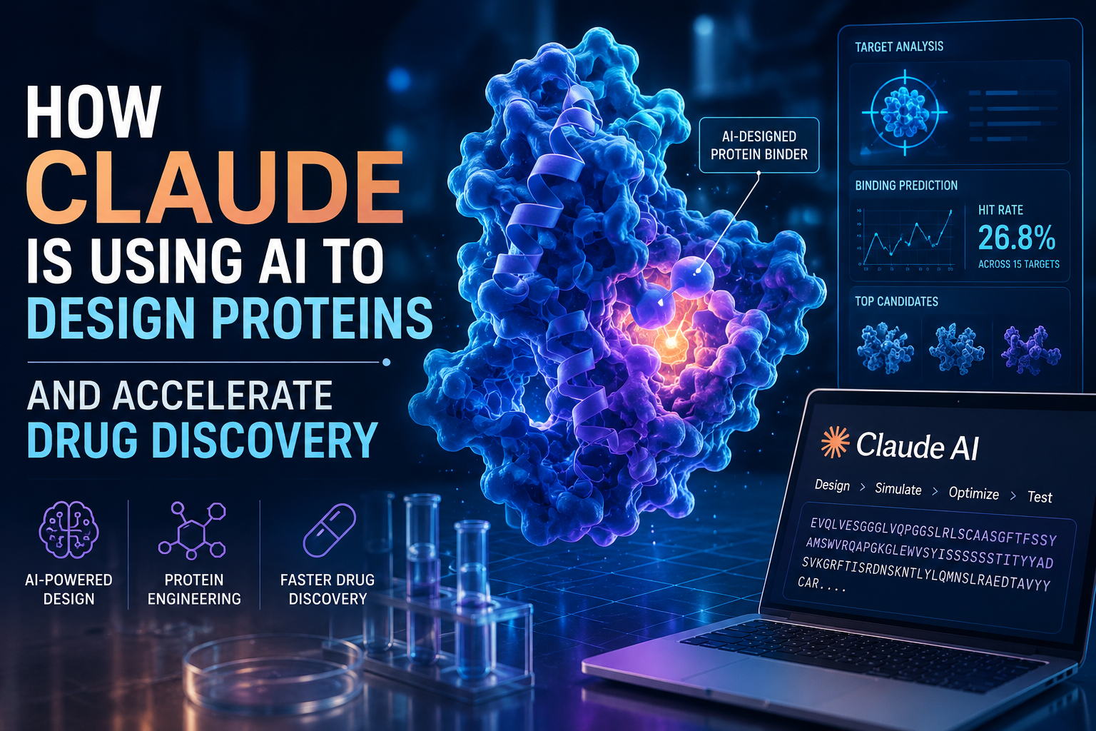 How Claude Is Using AI to Design Proteins and Accelerate Drug Discovery