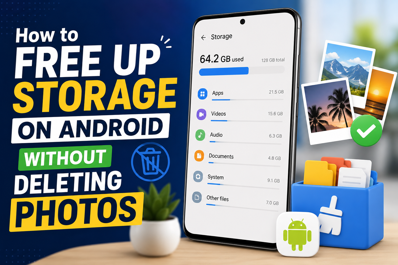 How to Free Up Storage on Android Without Deleting Photos