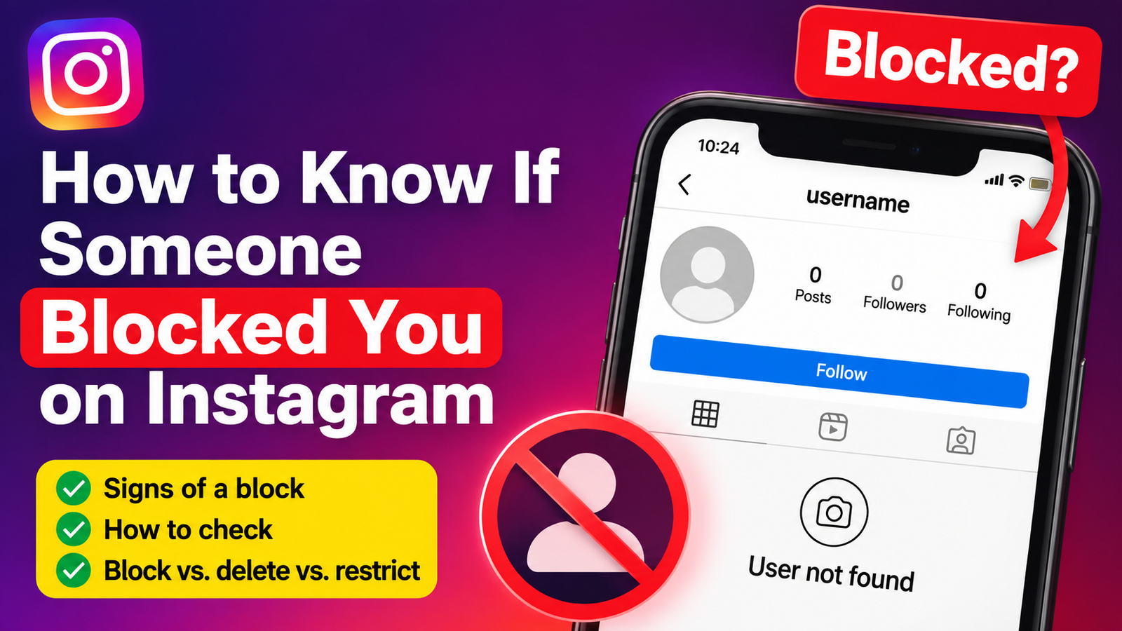 How to Know If Someone Blocked You on Instagram