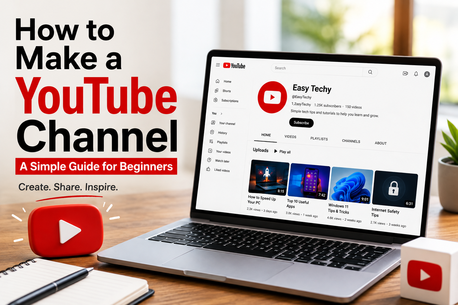 How to Make a YouTube Channel: A Simple Step-by-Step Guide