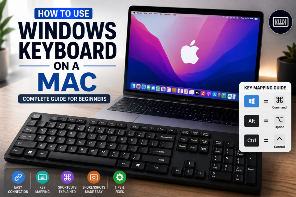 How to Use the Windows Keyboard on a Mac (Complete Beginner's Guide)