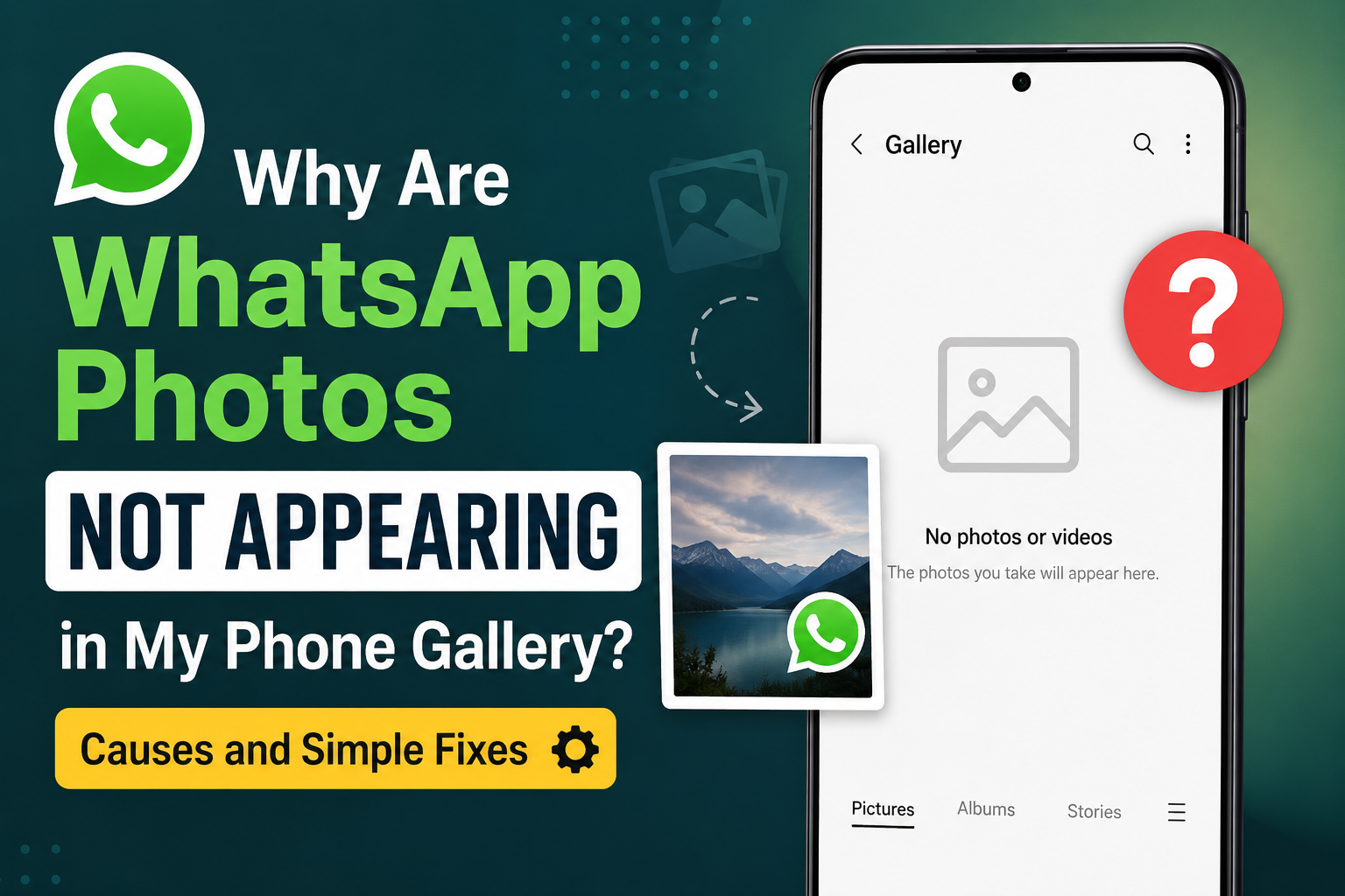 Why Are WhatsApp Photos Not Appearing in My Phone Gallery