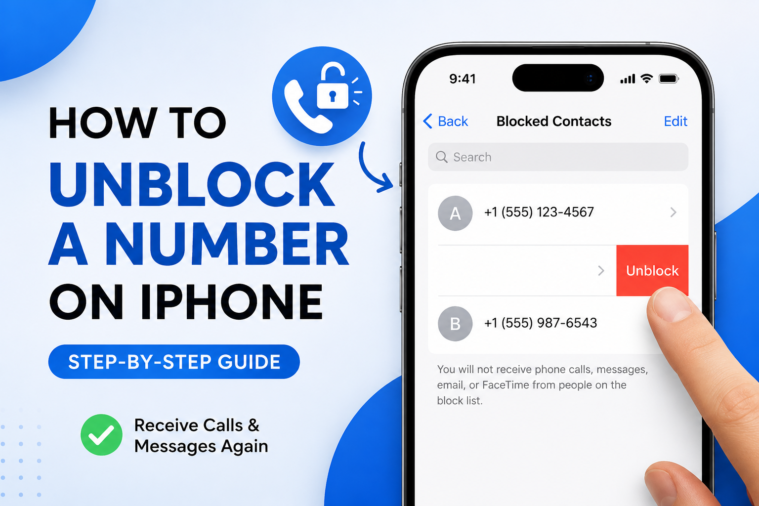 How to Unblock a Number on iPhone: A Simple Step-by-Step Guide