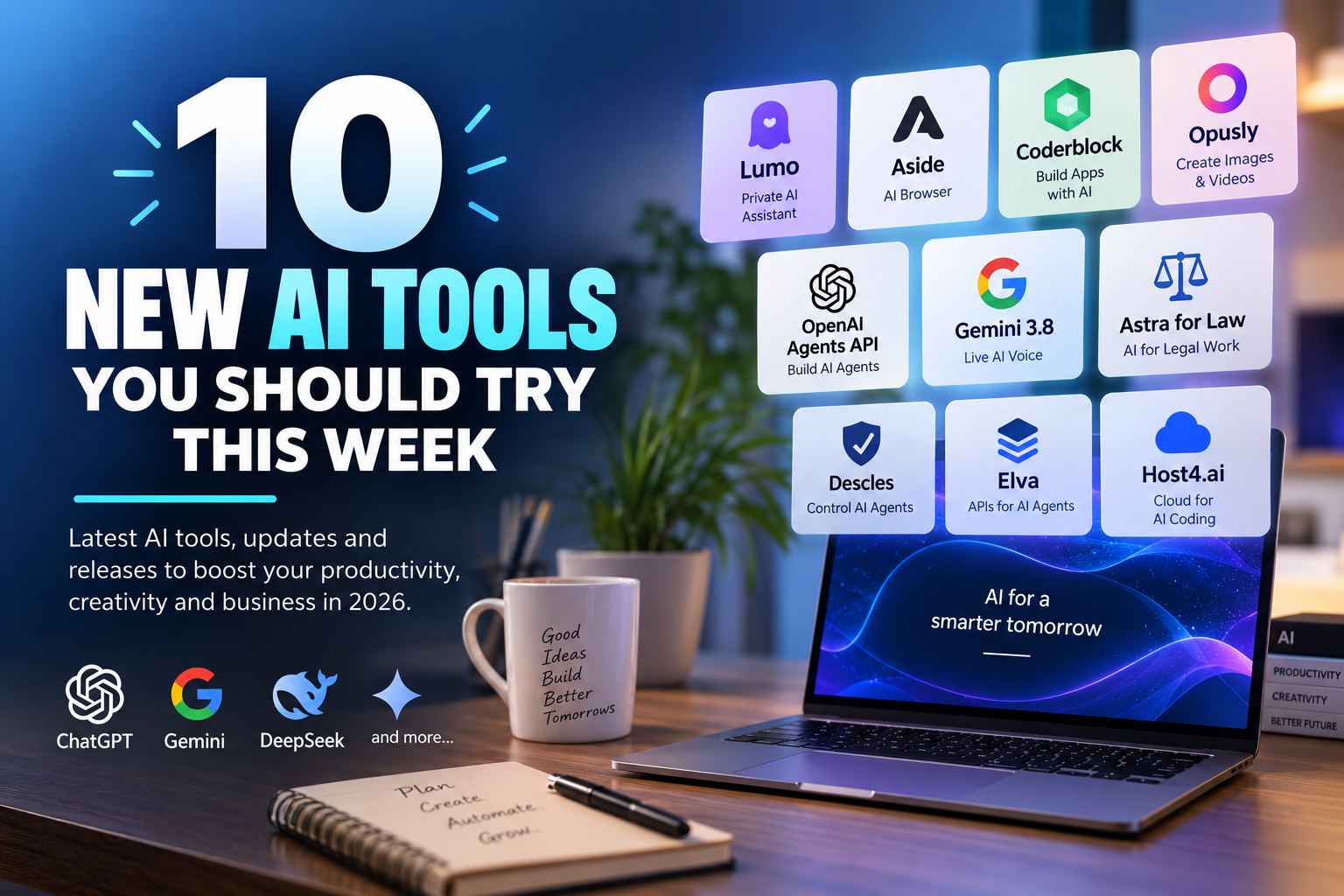 10 New AI Tools You Should Try This Week