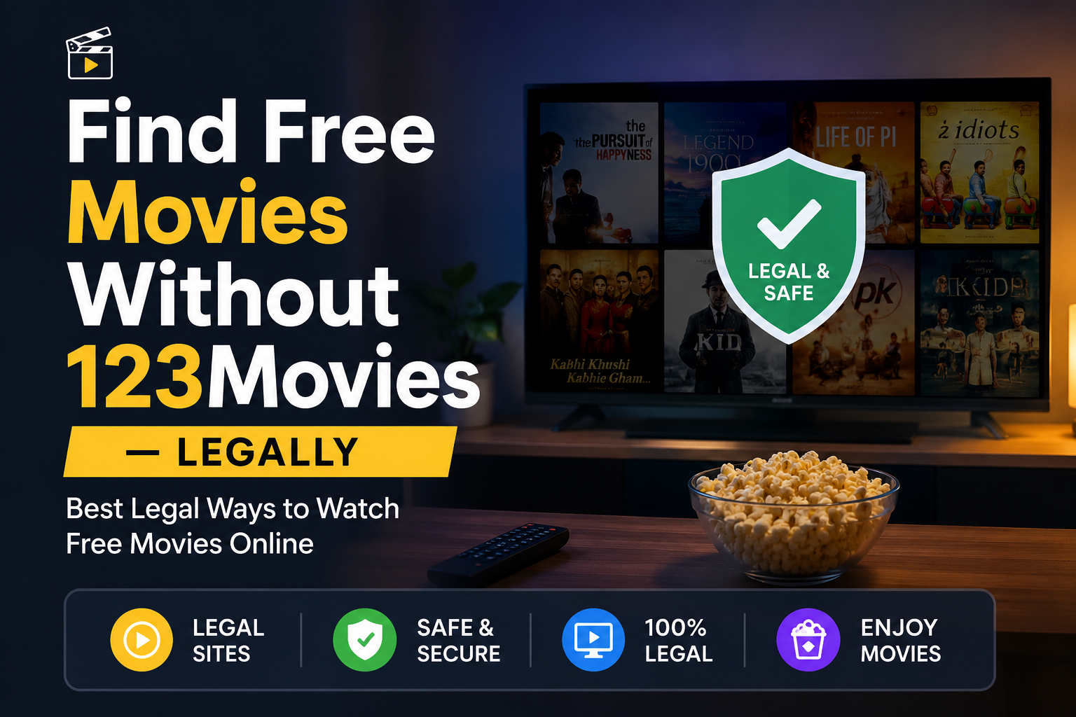 Find Free Movies Without 123Movies — Legally